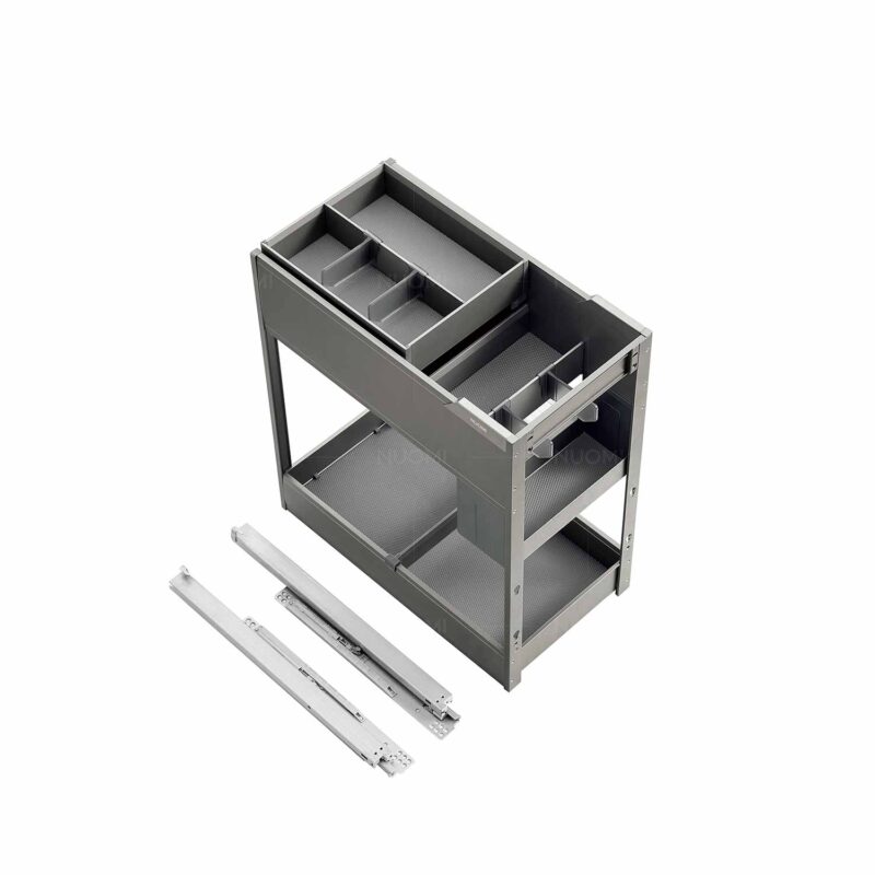 Encanto Series Pull-out Seasoning Basket With Slidable Cutlery Tray - Image 12