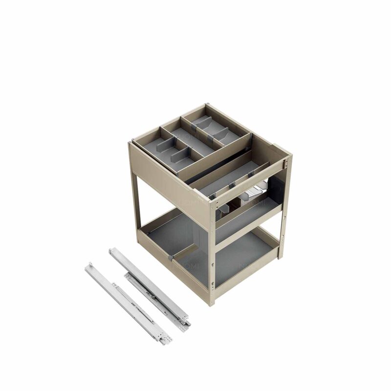 Encanto Series Pull-out Seasoning Basket With Slidable Cutlery Tray - Image 6