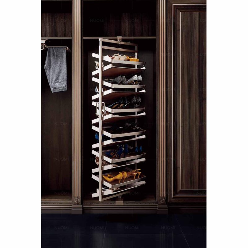 Violet Series 360° Rotatable Multi-tier Shoes Rack - Image 3